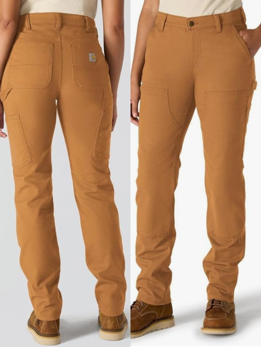 Carhartt Women's Caramel Straight-Leg Utility Pants